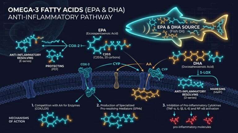 Omega-3: guía completa de dosificación, formas y evidencia para longevidad cardiovascular y antiinflamatoria