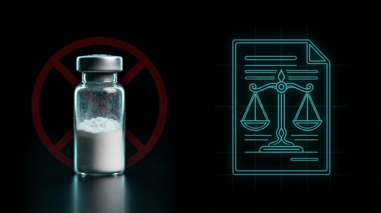 ¿Es legal el CJC-1295 en España? Qué dice la ley y qué se vende en realidad